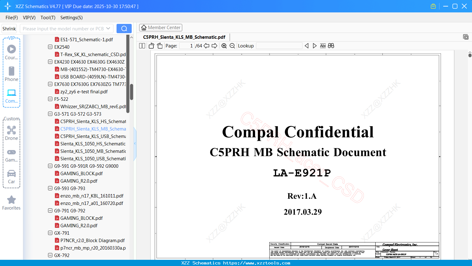 Laptop ACER C5PRH_Sienta_KLS_MB_Schematic